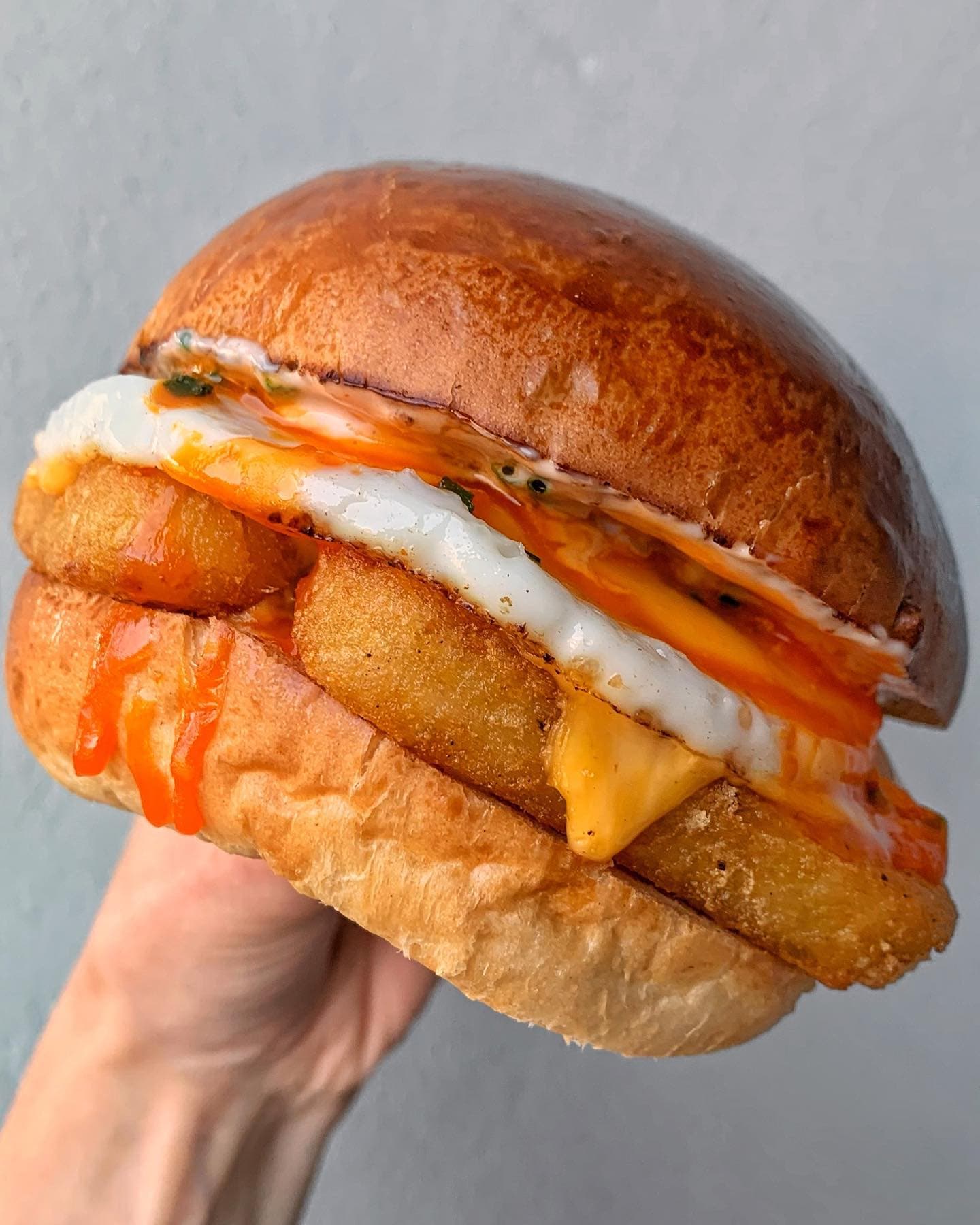 Hash Brown, Egg and Cheese